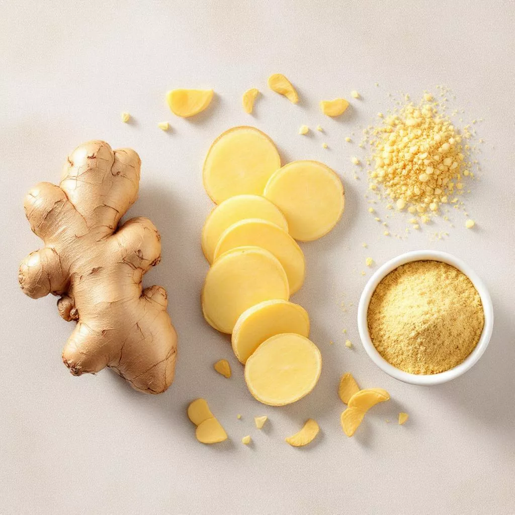 Ingwer frisch und gemahlen