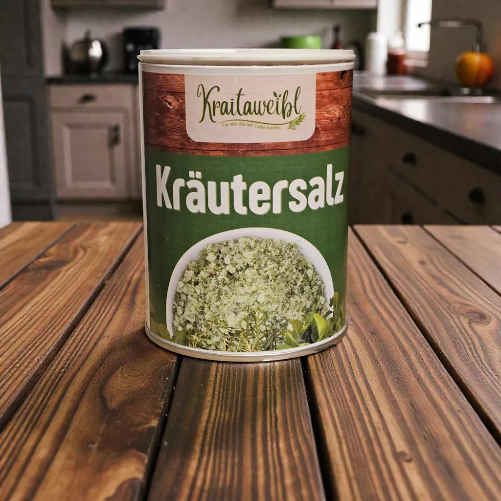 Kräutersalz in Dose - Kraitaweibl e.U.