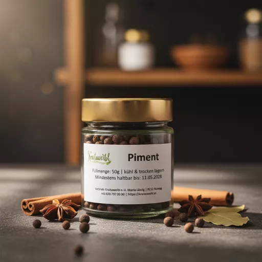 Piment im praktischen Glasbehälter